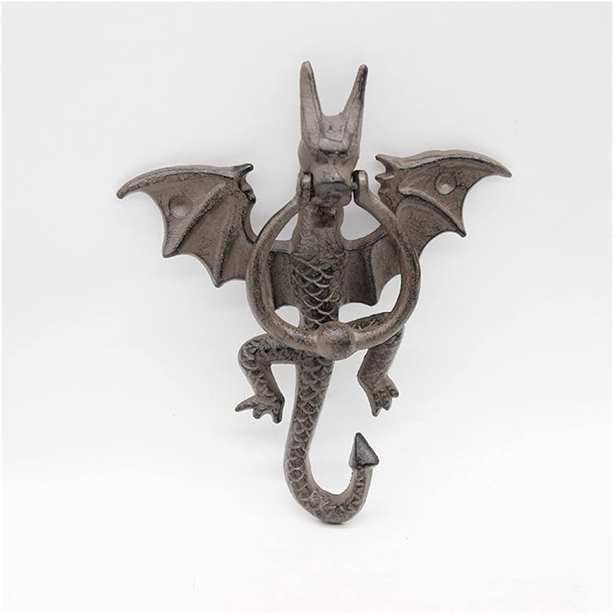 Cast Iron Dragon Door Knocker